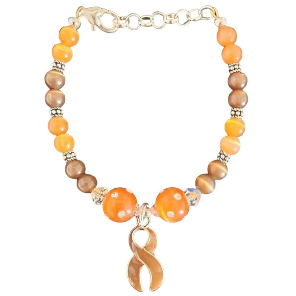 Brown Ribbon Awareness Bracelet #42